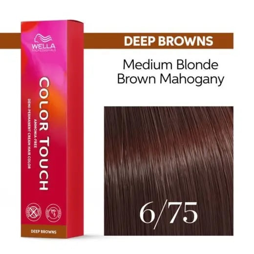 Wella Color Touch Demi-Permanent Hair Colour - 60ml