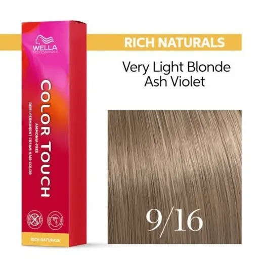 Wella Color Touch Demi-Permanent Hair Colour - 60ml