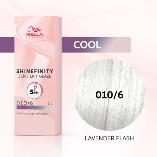 Wella Shinefinity Zero Lift Glaze Demi-Permanent Hair Colour - 60ml