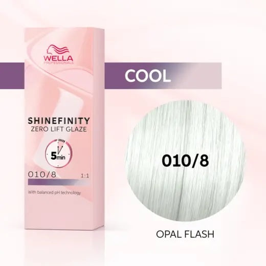 Wella Shinefinity Zero Lift Glaze Demi-Permanent Hair Colour - 60ml
