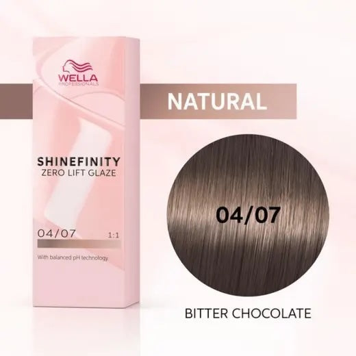 Wella Shinefinity Zero Lift Glaze Demi-Permanent Hair Colour - 60ml