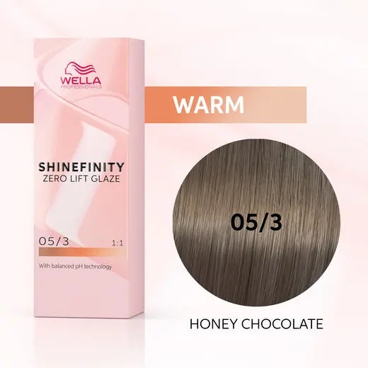 Wella Shinefinity Zero Lift Glaze Demi-Permanent Hair Colour - 60ml