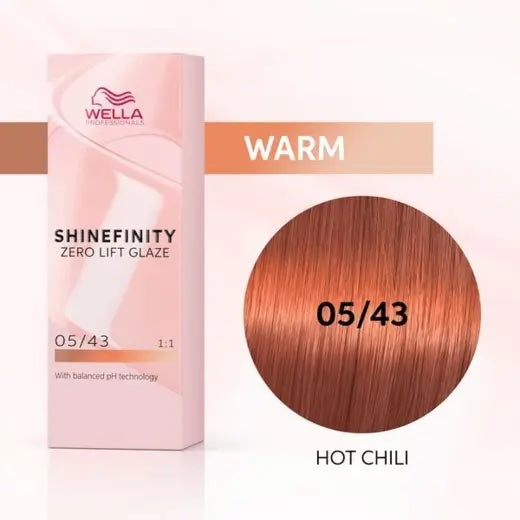 Wella Shinefinity Zero Lift Glaze Demi-Permanent Hair Colour - 60ml