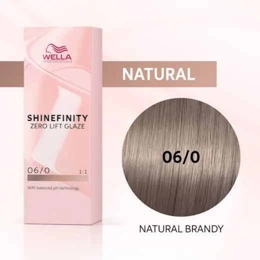 Wella Shinefinity Zero Lift Glaze Demi-Permanent Hair Colour - 60ml