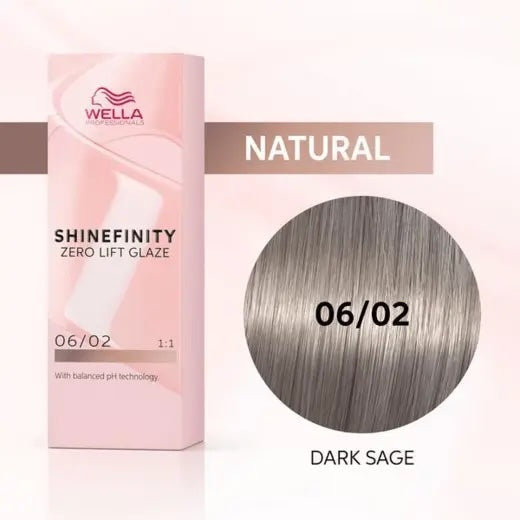 Wella Shinefinity Zero Lift Glaze Demi-Permanent Hair Colour - 60ml
