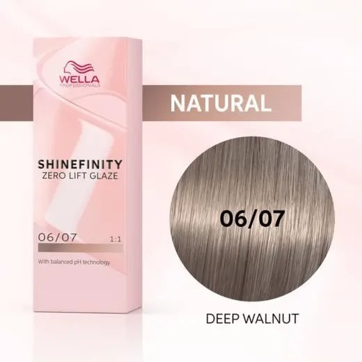 Wella Shinefinity Zero Lift Glaze Demi-Permanent Hair Colour - 60ml