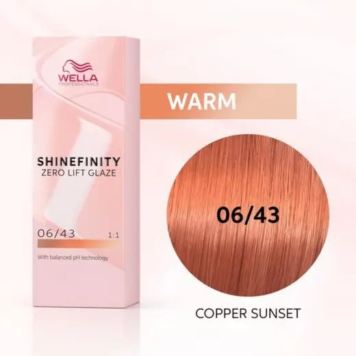 Wella Shinefinity Zero Lift Glaze Demi-Permanent Hair Colour - 60ml