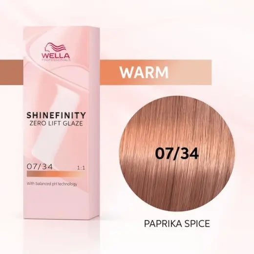 Wella Shinefinity Zero Lift Glaze Demi-Permanent Hair Colour - 60ml