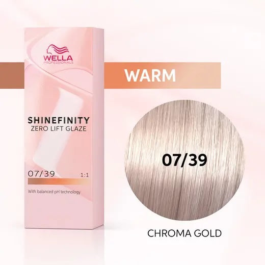 Wella Shinefinity Zero Lift Glaze Demi-Permanent Hair Colour - 60ml