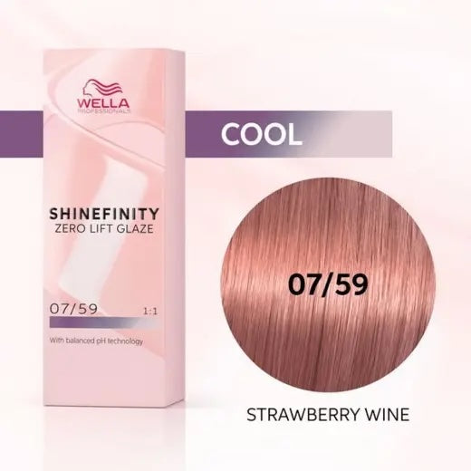 Wella Shinefinity Zero Lift Glaze Demi-Permanent Hair Colour - 60ml