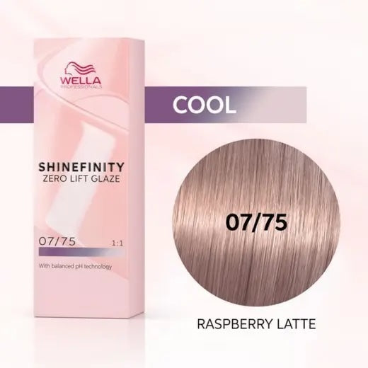 Wella Shinefinity Zero Lift Glaze Demi-Permanent Hair Colour - 60ml