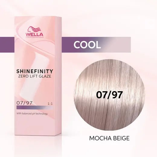 Wella Shinefinity Zero Lift Glaze Demi-Permanent Hair Colour - 60ml