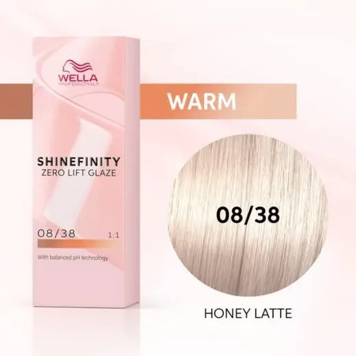 Wella Shinefinity Zero Lift Glaze Demi-Permanent Hair Colour - 60ml