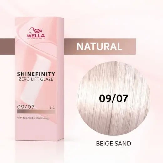Wella Shinefinity Zero Lift Glaze Demi-Permanent Hair Colour - 60ml