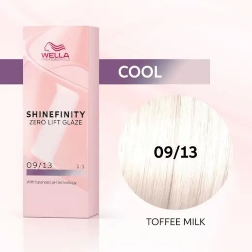 Wella Shinefinity Zero Lift Glaze Demi-Permanent Hair Colour - 60ml