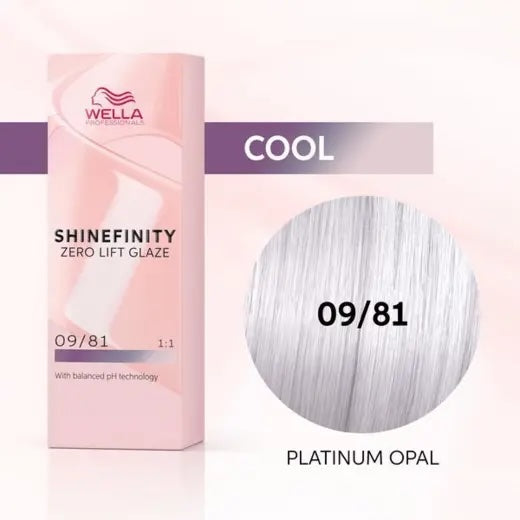 Wella Shinefinity Zero Lift Glaze Demi-Permanent Hair Colour - 60ml