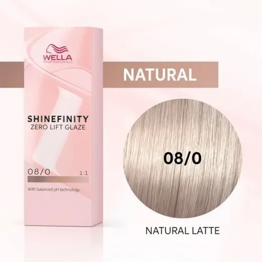 Wella Shinefinity Zero Lift Glaze Demi-Permanent Hair Colour - 60ml